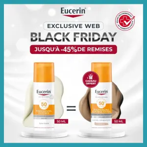 Eucerin Photoaging Control SPF50 – Offre Black Friday 2025 : Photoaging Control Teinté OFFERT